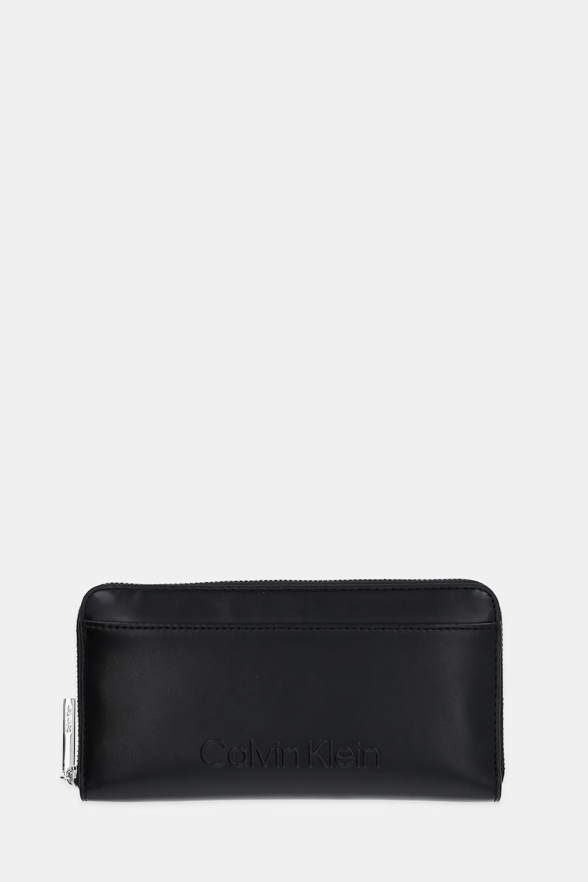 Levně Peněženka Calvin Klein černá barva, K60K612952