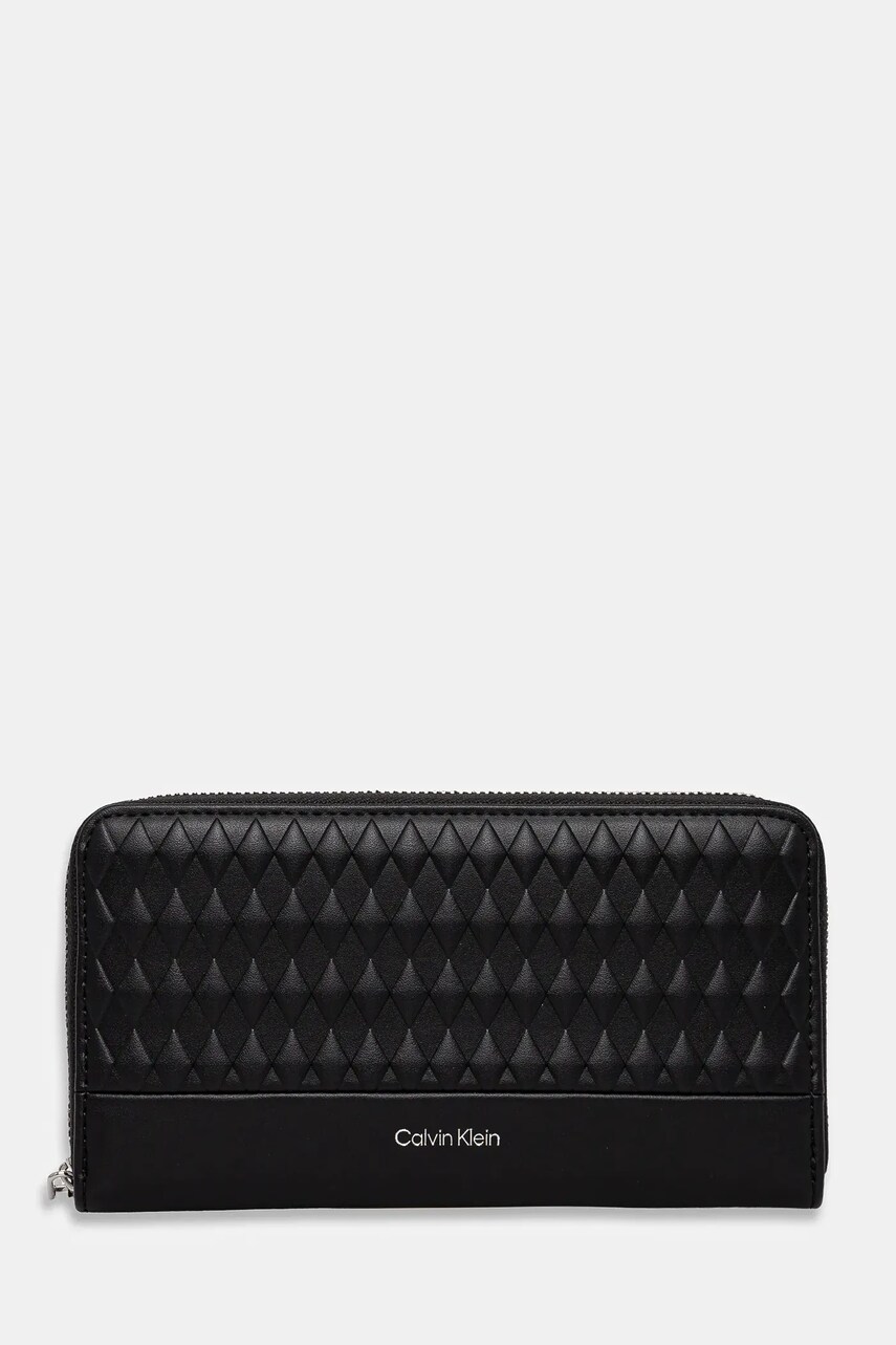 Levně Peněženka Calvin Klein černá barva, K60K612955