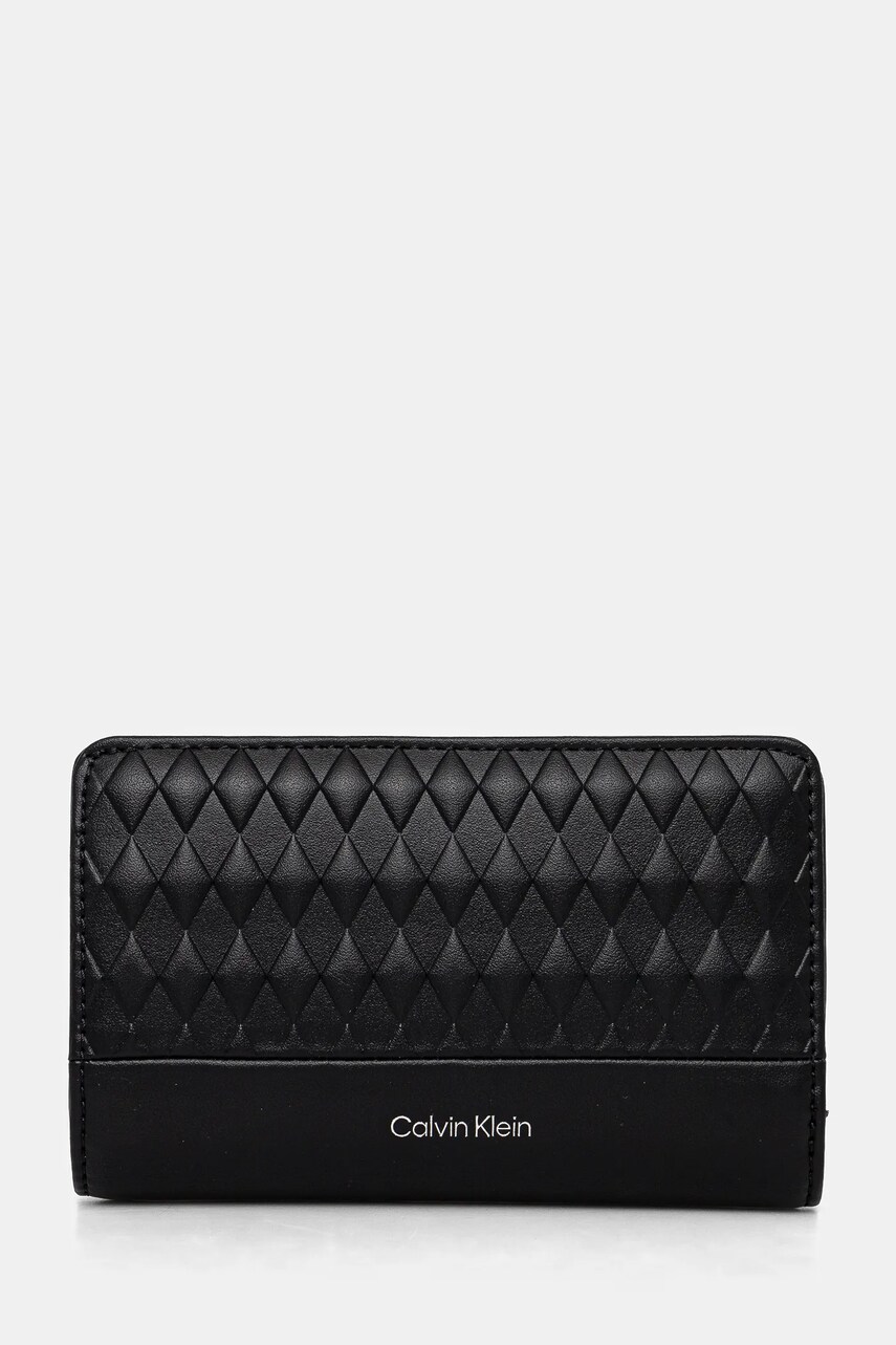 Levně Peněženka Calvin Klein černá barva, K60K612956