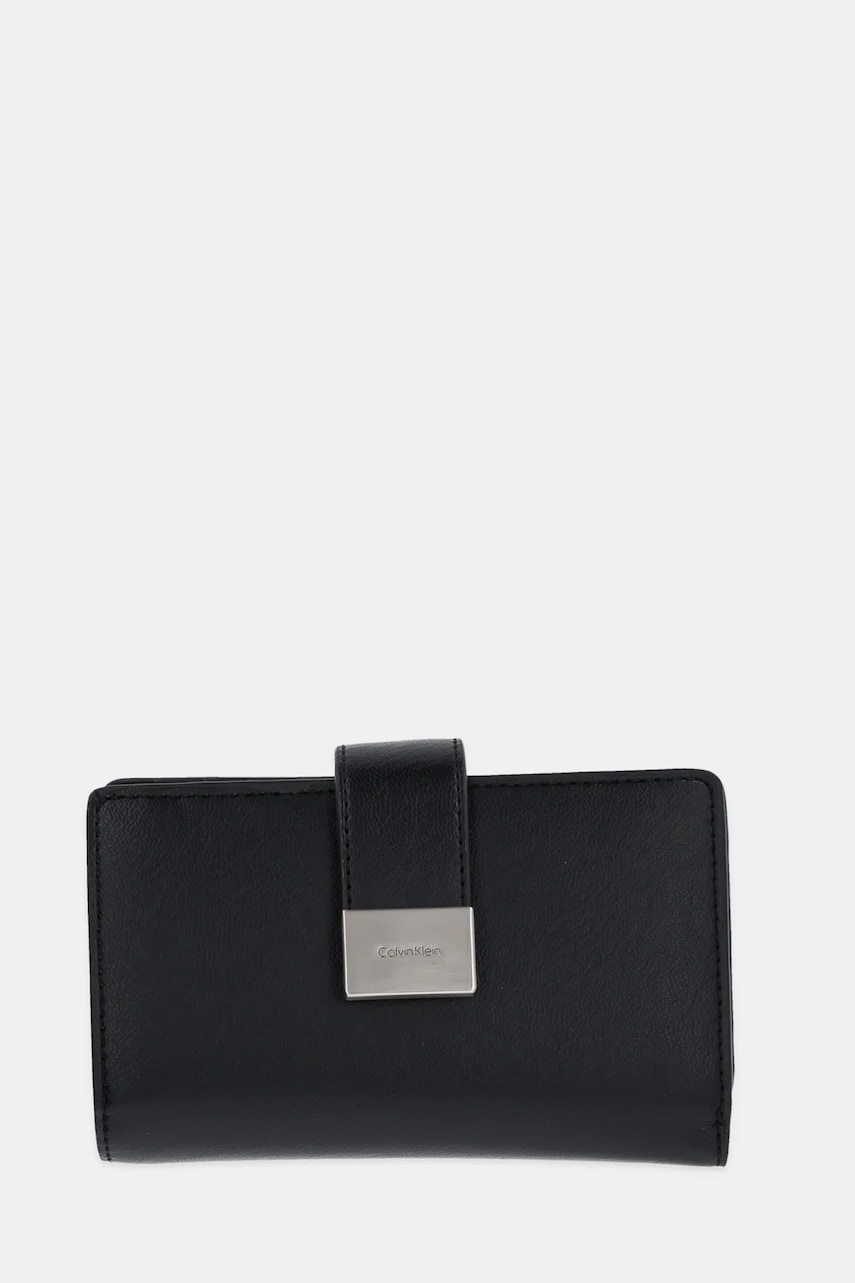 Levně Peněženka Calvin Klein černá barva, K60K612961
