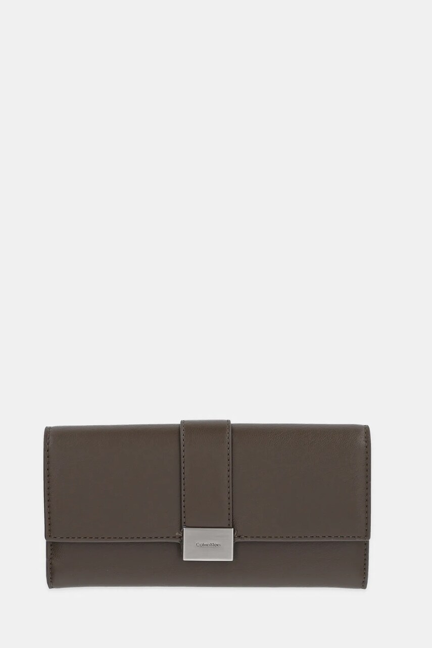 Levně Peněženka Calvin Klein hnědá barva, K60K612964