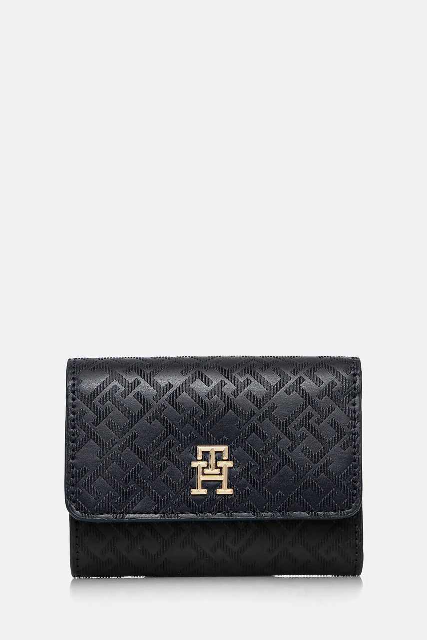 Levně Peněženka Tommy Hilfiger tmavomodrá barva, AW0AW17257