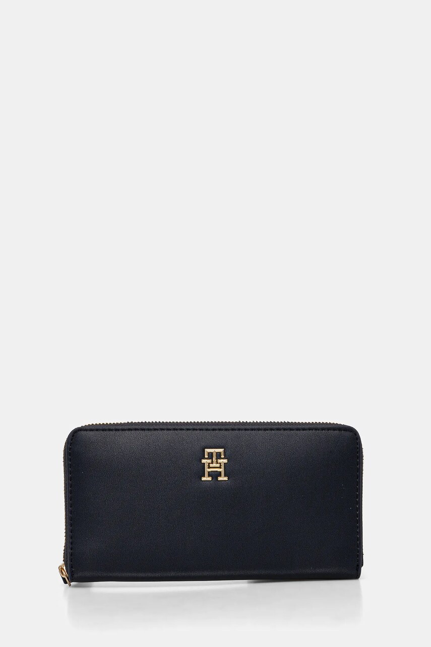 Levně Peněženka Tommy Hilfiger tmavomodrá barva, AW0AW17266
