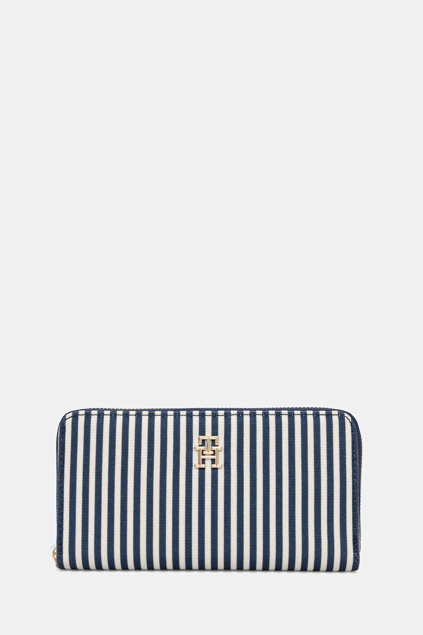 Levně Peněženka Tommy Hilfiger tmavomodrá barva, AW0AW17269