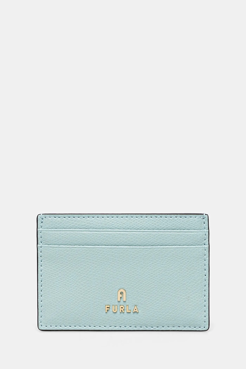 Furla carcasă din piele culoarea turcoaz, WP00305.ARE000.AQ0001007