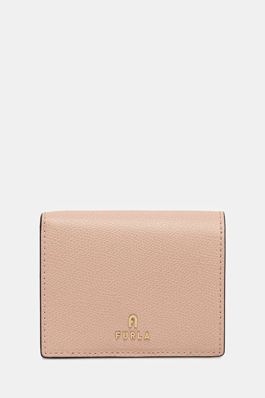 Furla portofel de piele femei, culoarea portocaliu, WP00304.ARE000.3790S1007