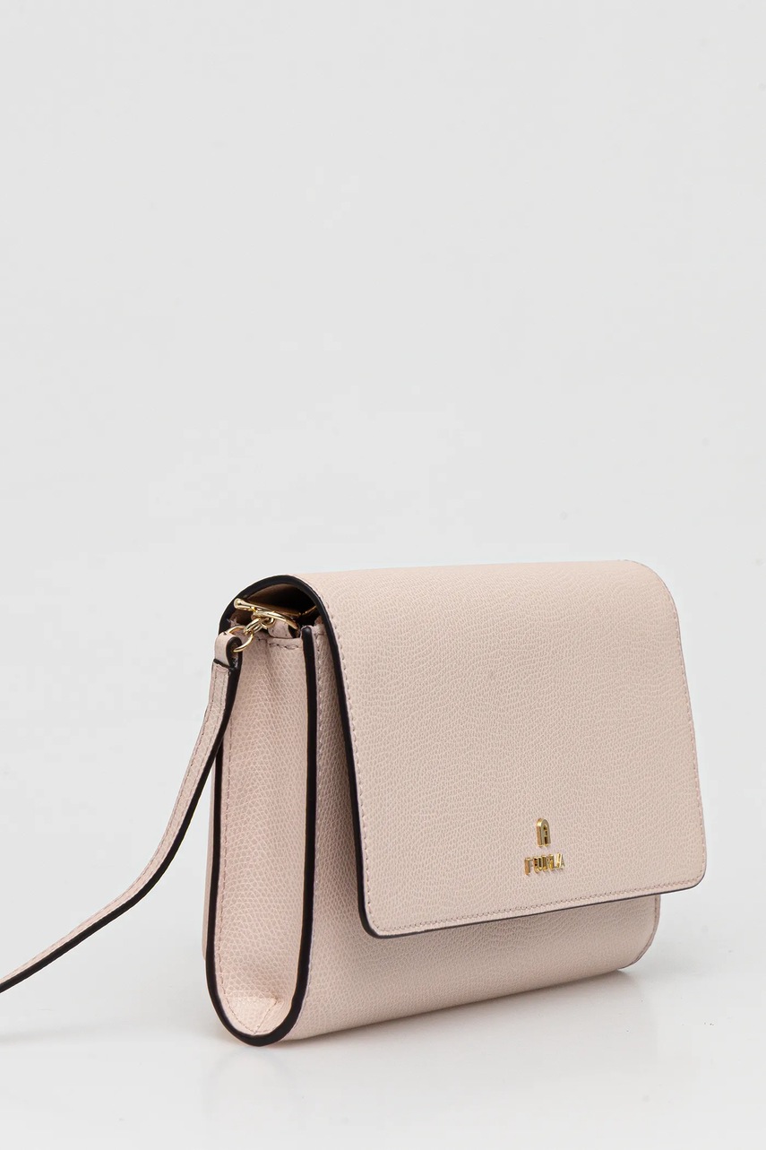 Кожаная сумочка Furla цвет розовый WE00675.ARE000.0496S1007 Кожаная сумочка Furla цвет розовый WE00675.ARE000.0496S1007