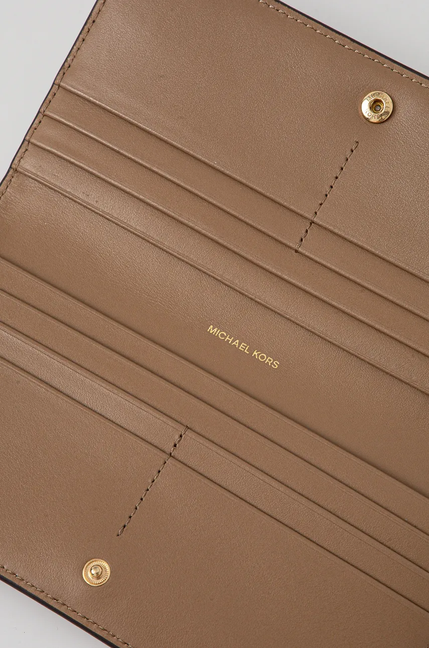 Кожаный кошелек MICHAEL Michael Kors женский цвет коричневый 32S5G8EF3L Кожаный кошелек MICHAEL Michael Kors женский цвет коричневый 32S5G8EF3L