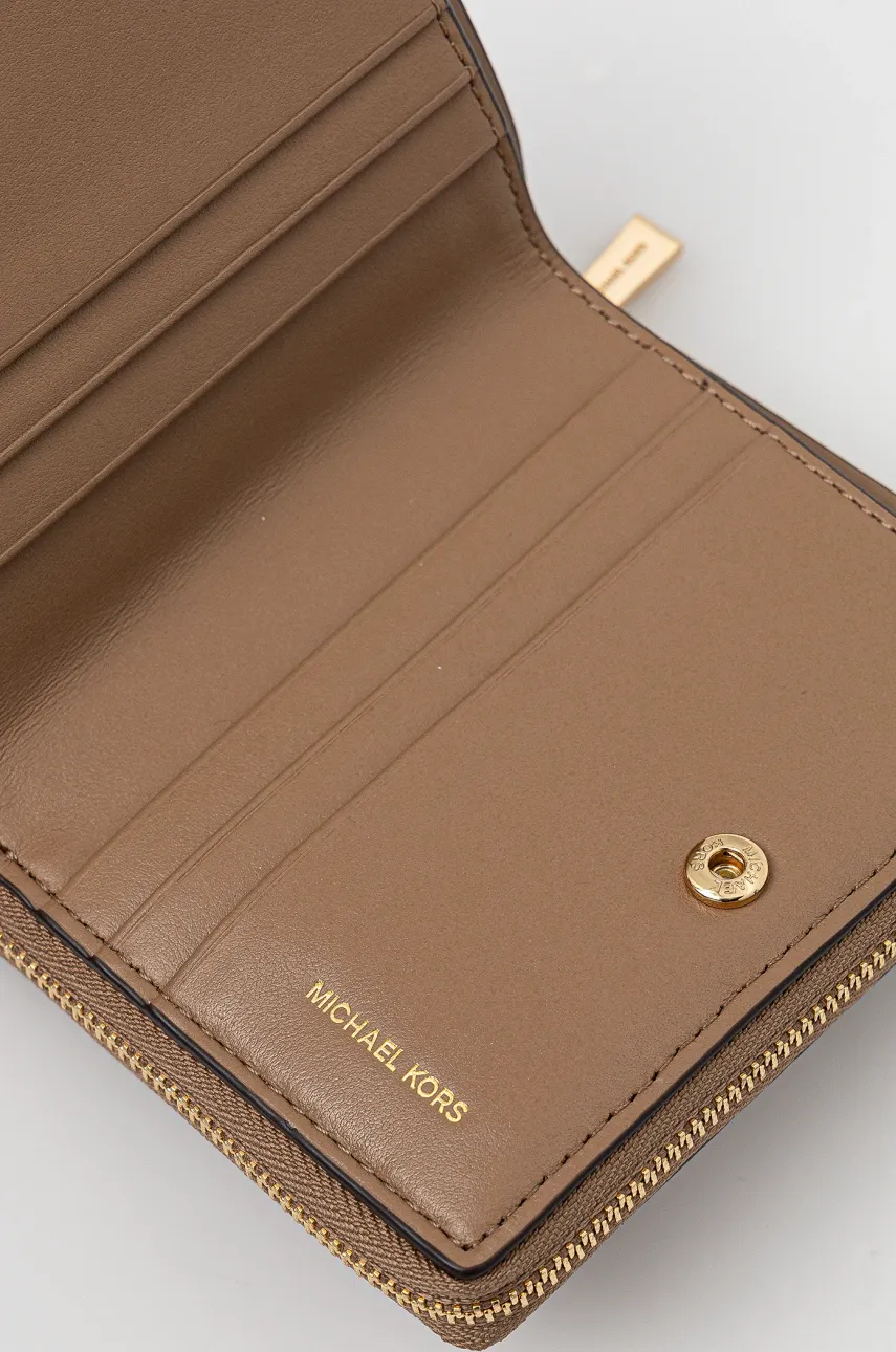 Кожаный кошелек MICHAEL Michael Kors женский цвет зелёный 32S5G8ED1L Кожаный кошелек MICHAEL Michael Kors женский цвет зелёный 32S5G8ED1L