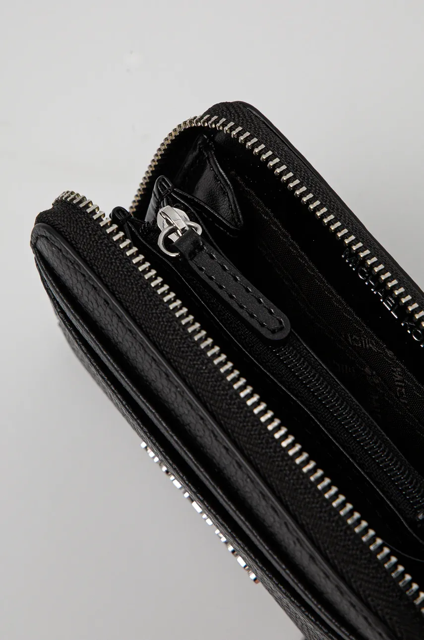 Кожаный кошелек MICHAEL Michael Kors женский цвет чёрный 32T4SJ6Z5L Кожаный кошелек MICHAEL Michael Kors женский цвет чёрный 32T4SJ6Z5L