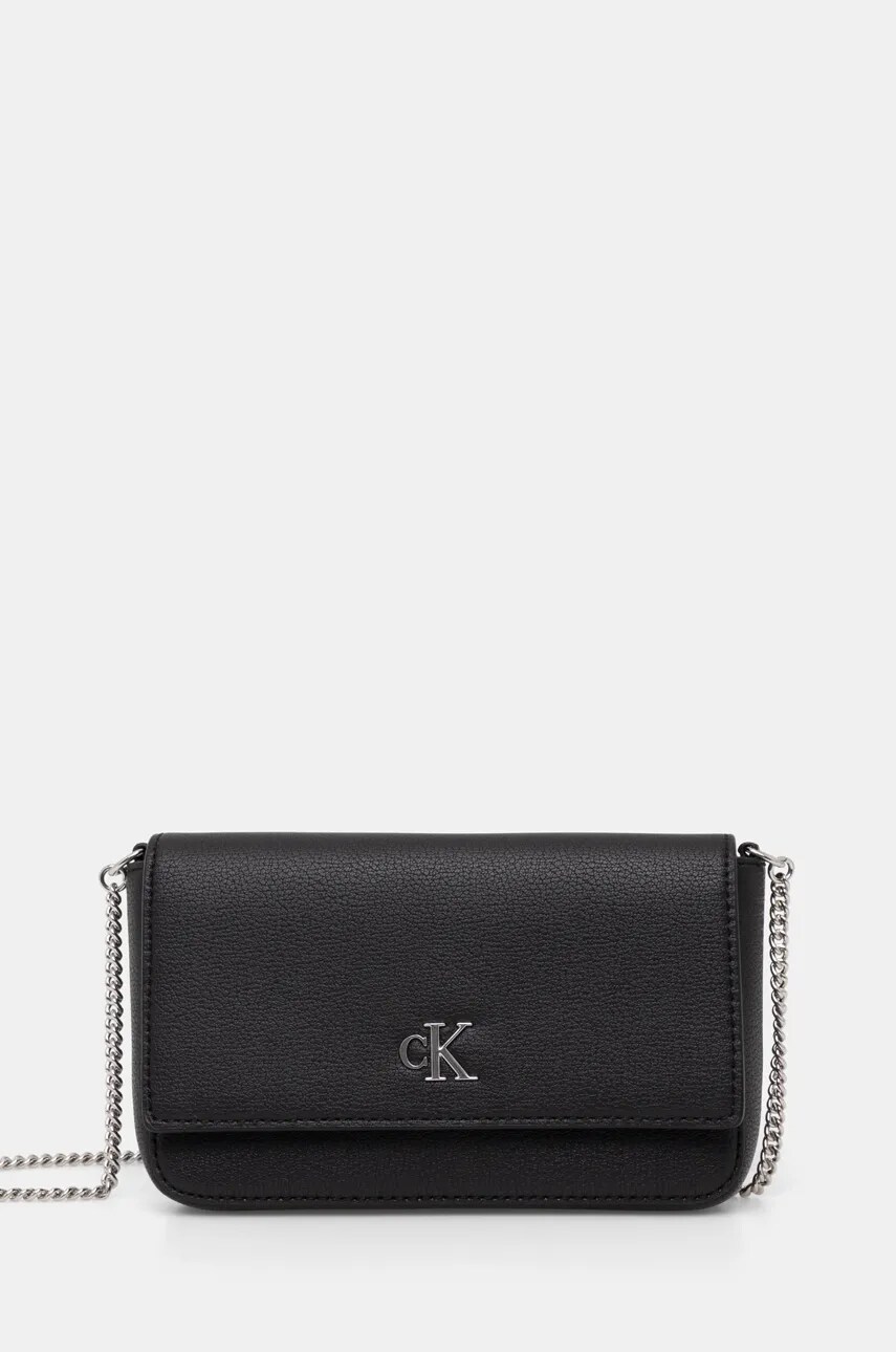 Levně Kabelka Calvin Klein Jeans černá barva, LV04K1027G