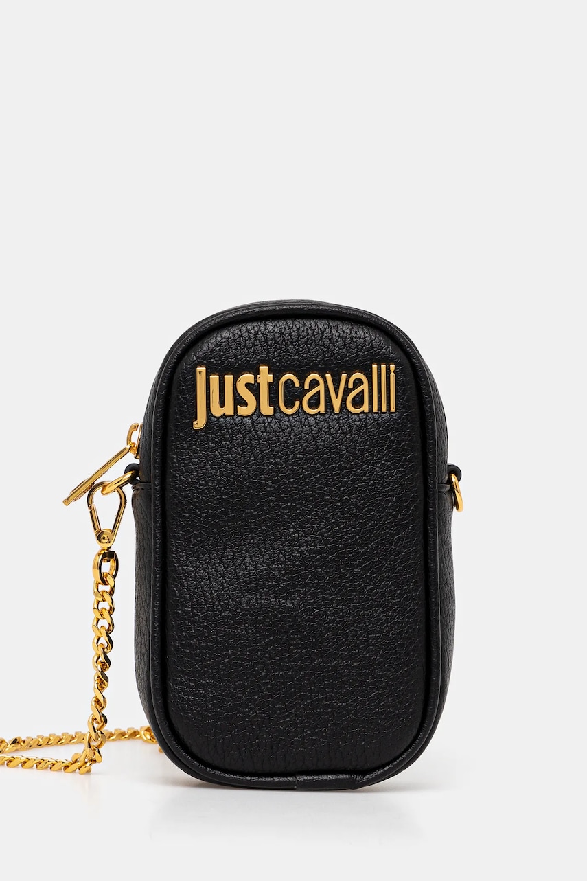Just Cavalli borsetă culoarea negru, 78RA5PD8 ZSB81 Just Cavalli borsetă culoarea negru, 78RA5PD8 ZSB81