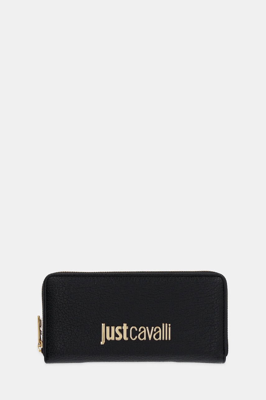 Just Cavalli portofel femei, culoarea negru, 78RA5PD1 ZSB81