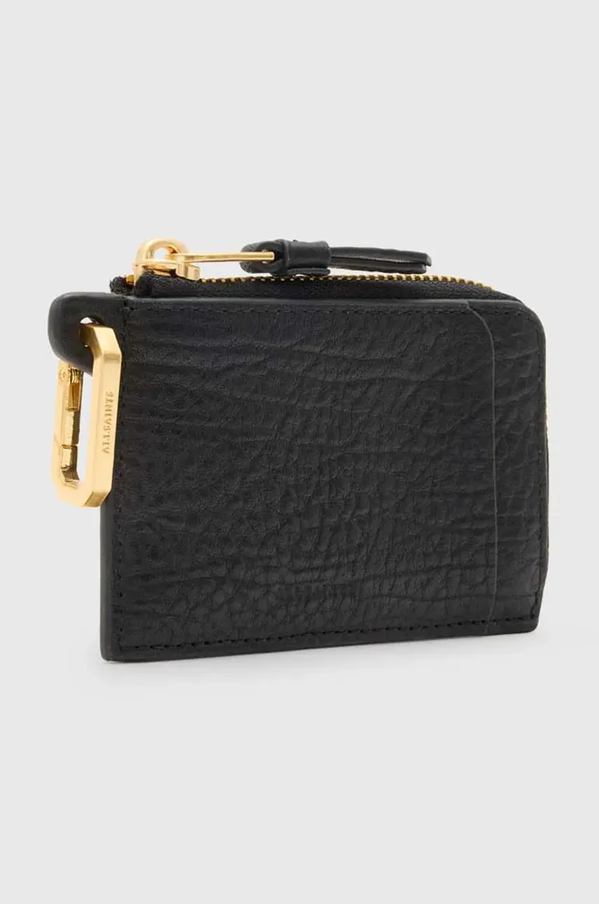 Кожаный кошелек AllSaints REMY женский цвет чёрный W260XC Кожаный кошелек AllSaints REMY женский цвет чёрный W260XC