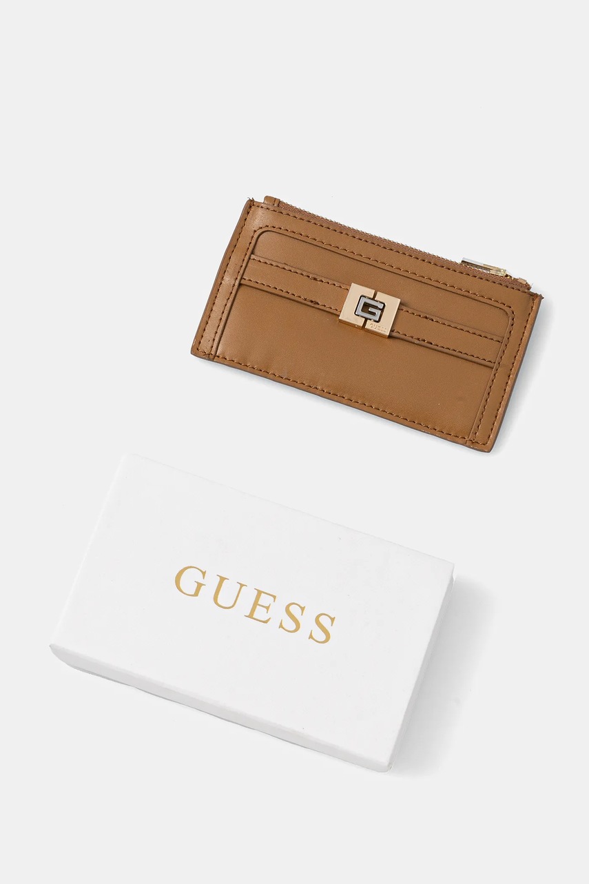 Guess bőr pénztárca barna, női, RW1720 P5101 termék 2. képe