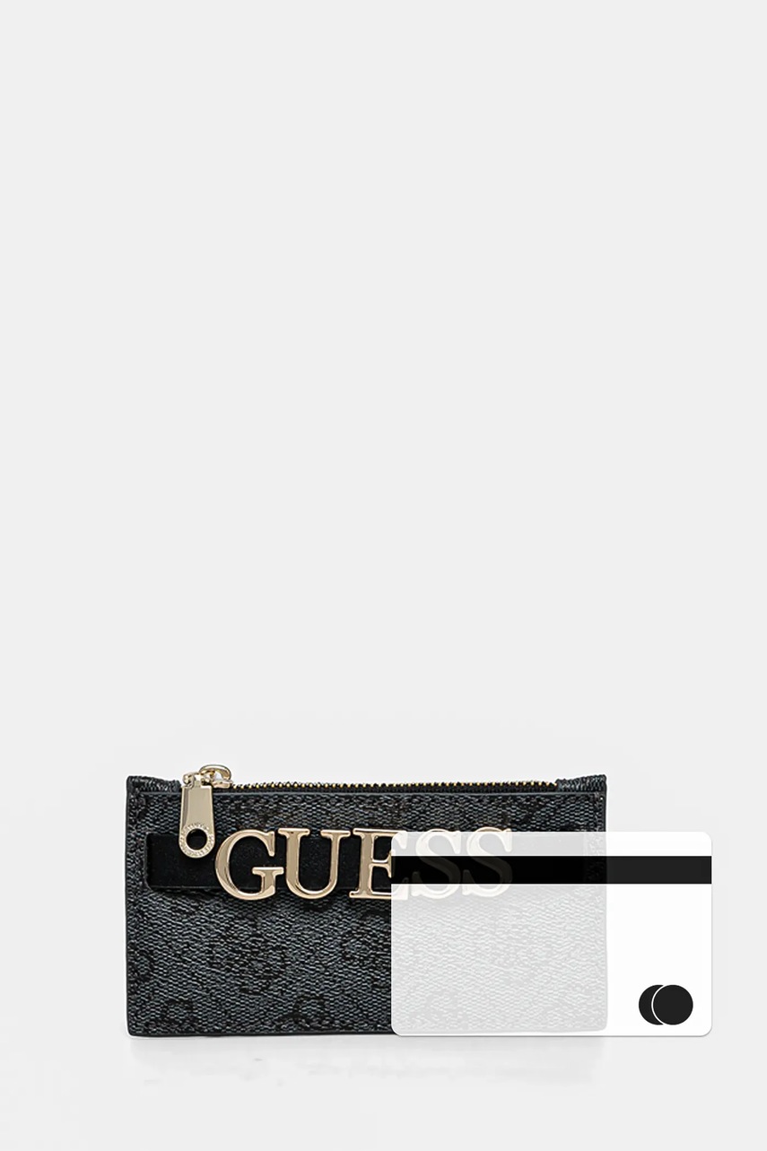 Θήκη για κάρτες Guess ZAMIRA χρώμα: γκρι, RW1728 P5201 φωτογραφία