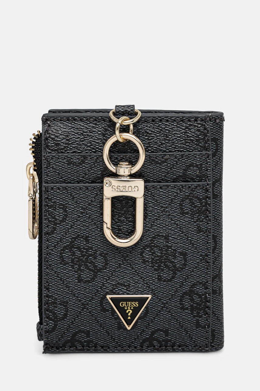 Levně Peněženka Guess ZAMIRA šedá barva, RW1753 P5101