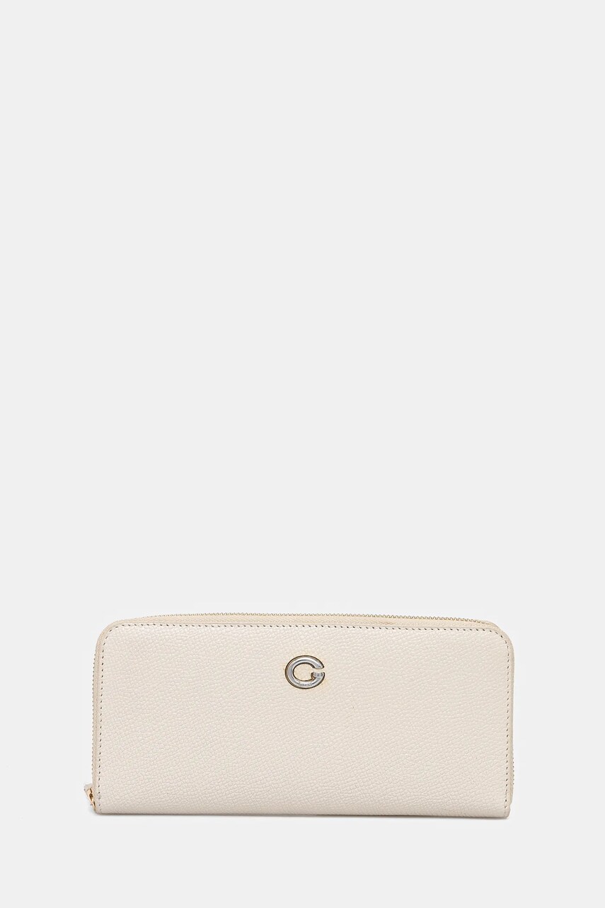 Levně Kožená peněženka Guess béžová barva, RW1760 P5201