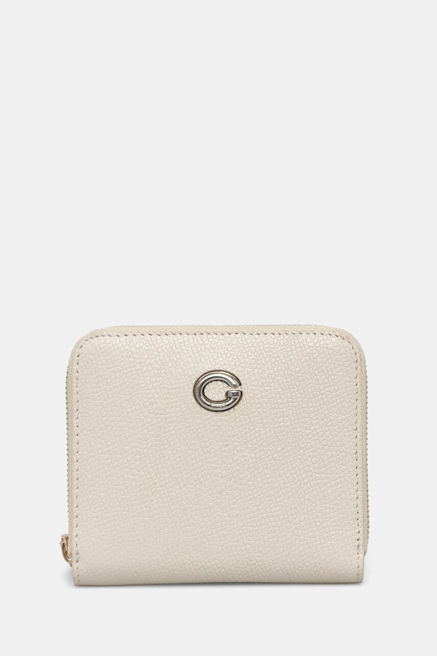 Levně Kožená peněženka Guess béžová barva, RW1761 P5201