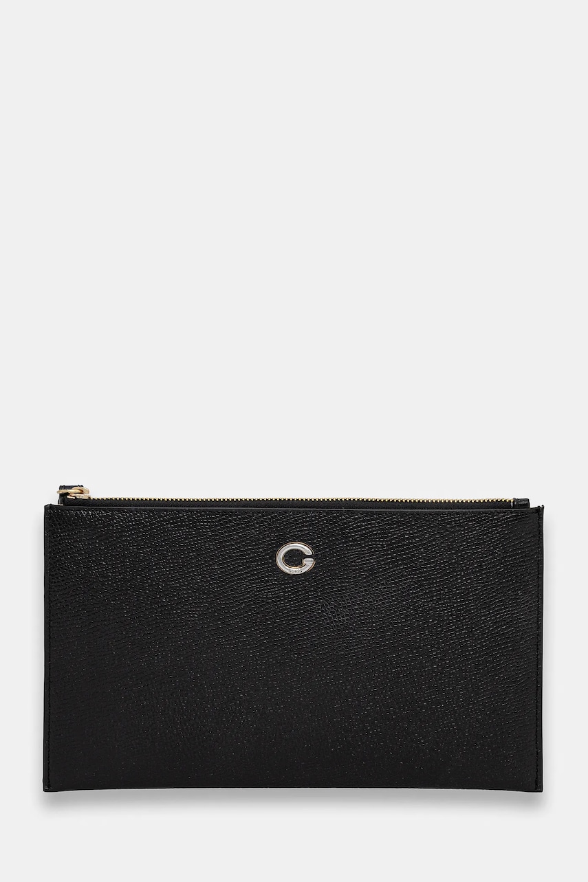 Levně Kožená peněženka Guess černá barva, RW1763 P5201