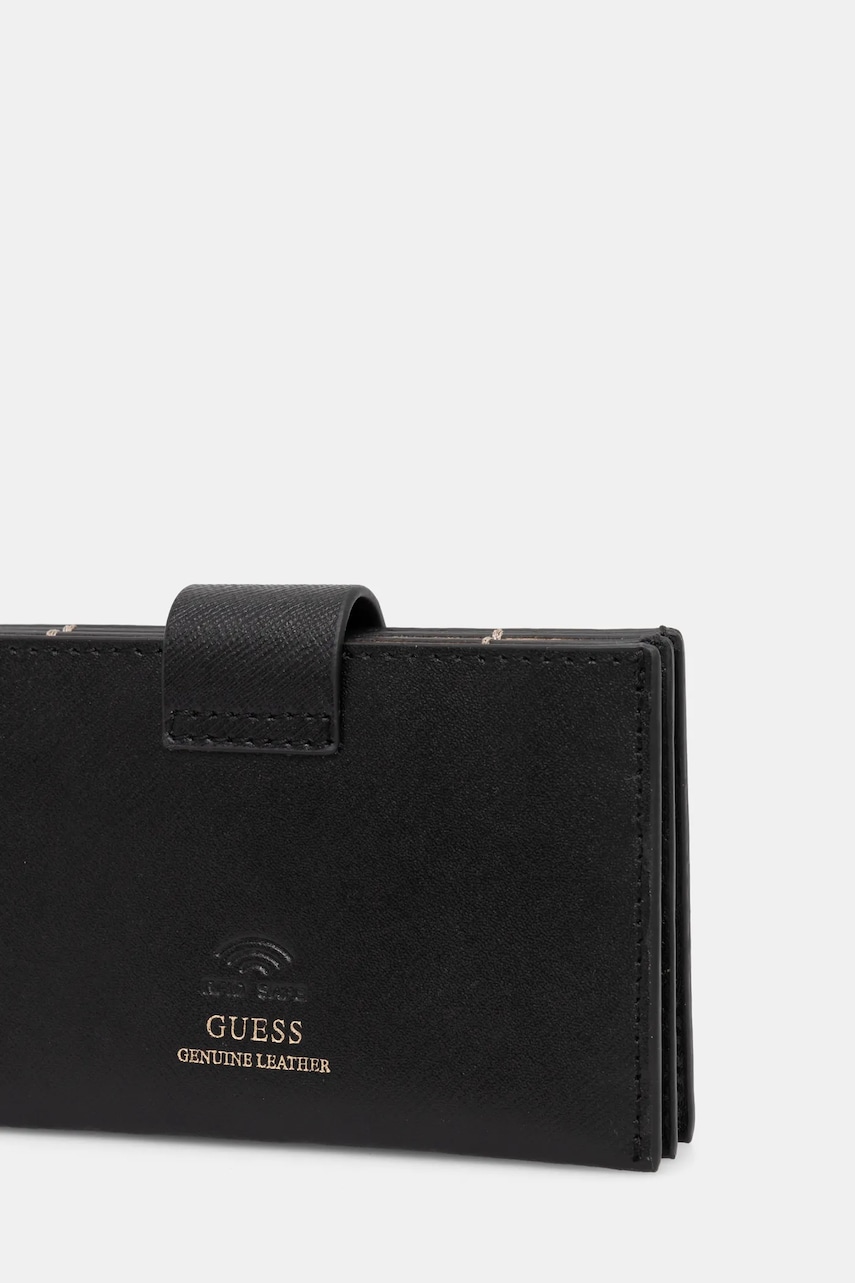 Кожаный кошелек Guess MIRIAM женский цвет чёрный RW1773 P5201 Кожаный кошелек Guess MIRIAM женский цвет чёрный RW1773 P5201