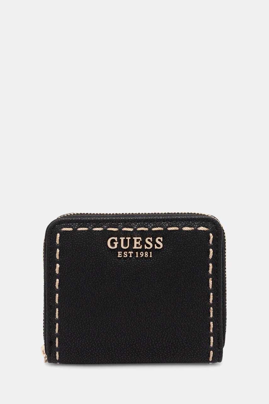 Levně Peněženka Guess NASTRA černá barva, SWBG96 37137