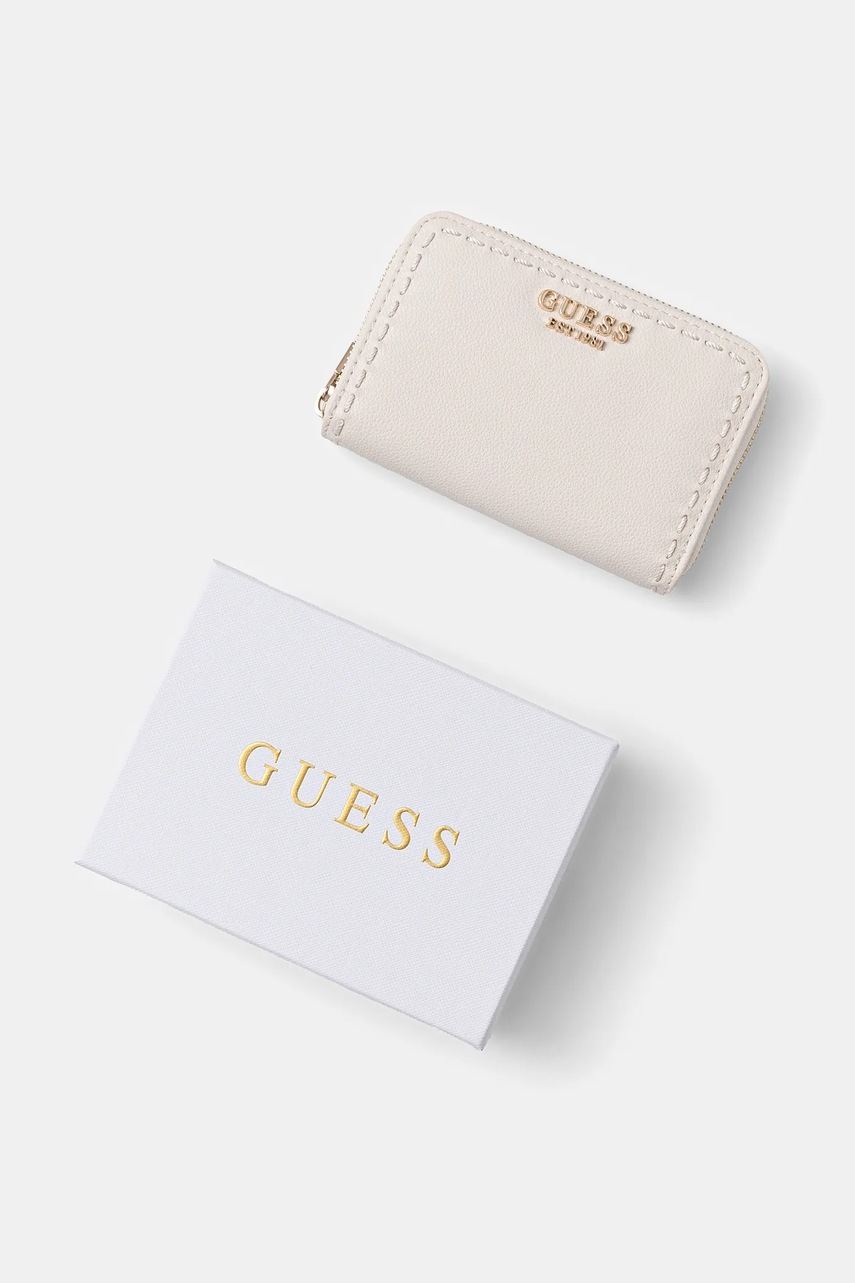 Гаманець Guess NASTRA жіночий колір бежевий SWBG96 37140 