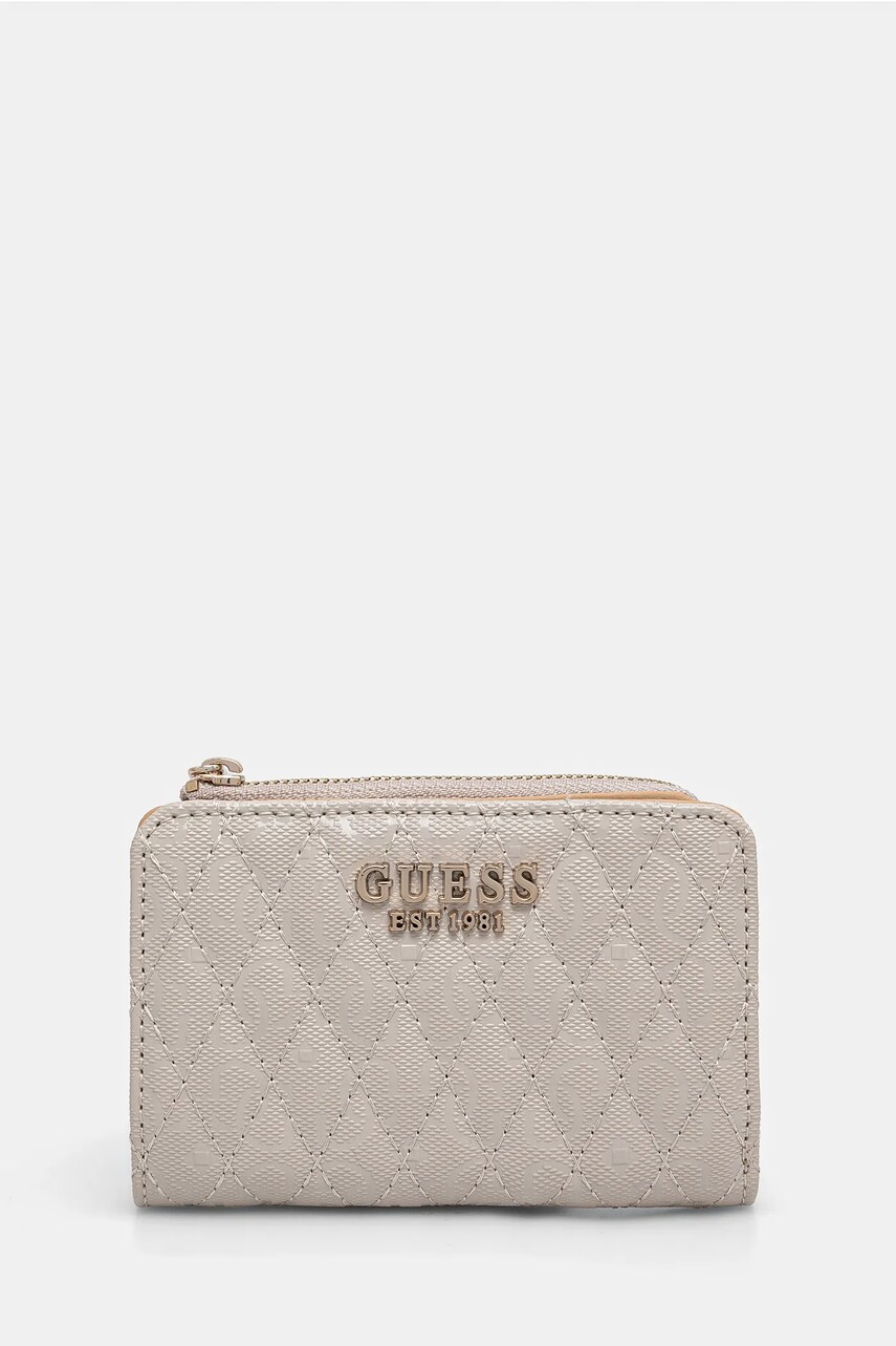 Levně Peněženka Guess BETULA béžová barva, SWGG96 26156