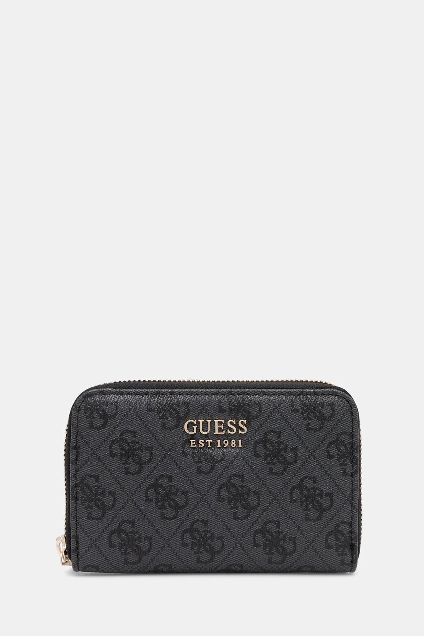 Levně Peněženka Guess BRENTON černá barva, SWLG96 48140