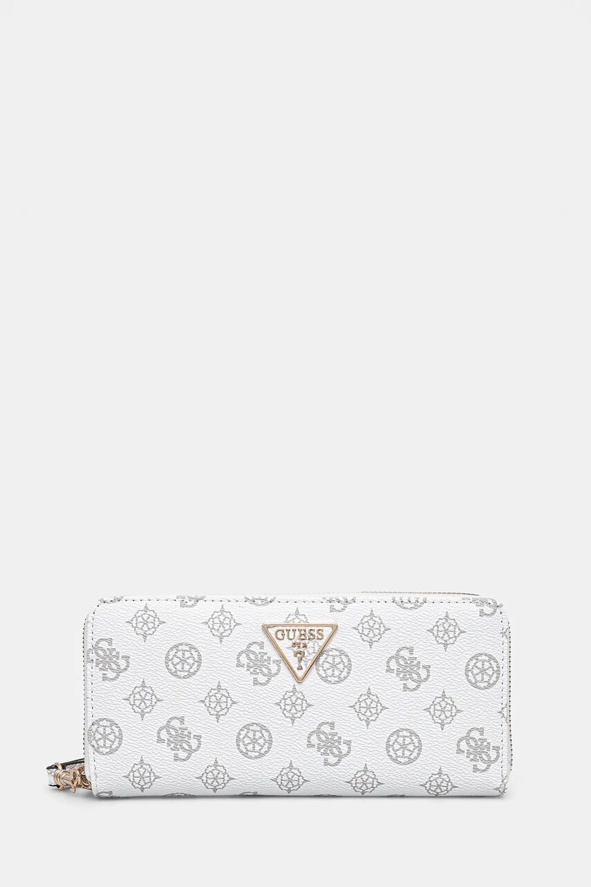 Levně Peněženka Guess LAUREL bílá barva, SWPG85 00146