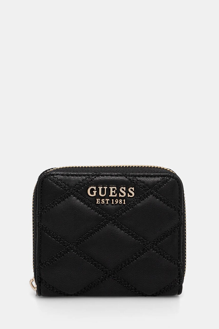 Levně Peněženka Guess TAMSIN černá barva, SWQG96 32137
