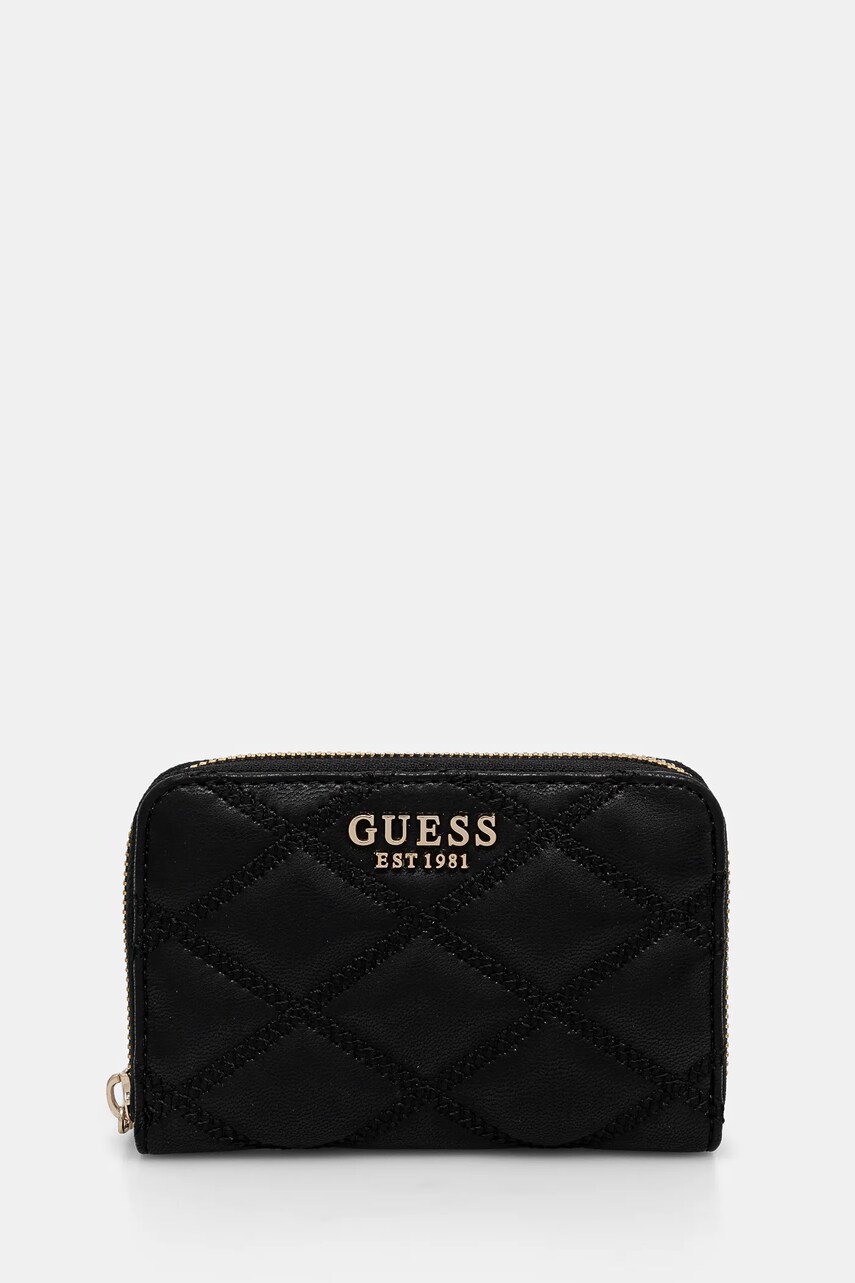 

Портмоне Guess TAMSIN дамски в черно SWQG96 32140, Черен
