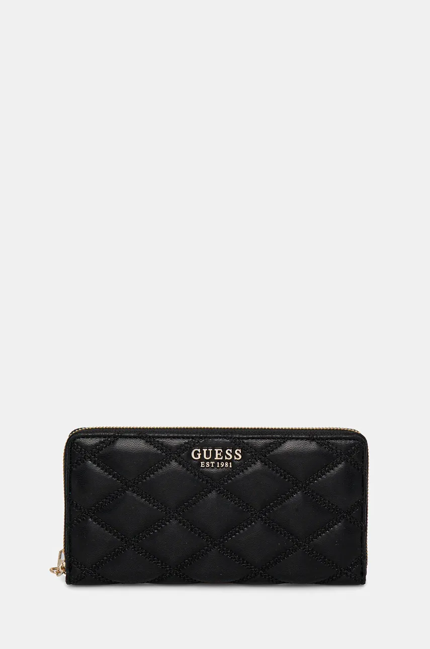 Levně Peněženka Guess TAMSIN černá barva, SWQG96 32163