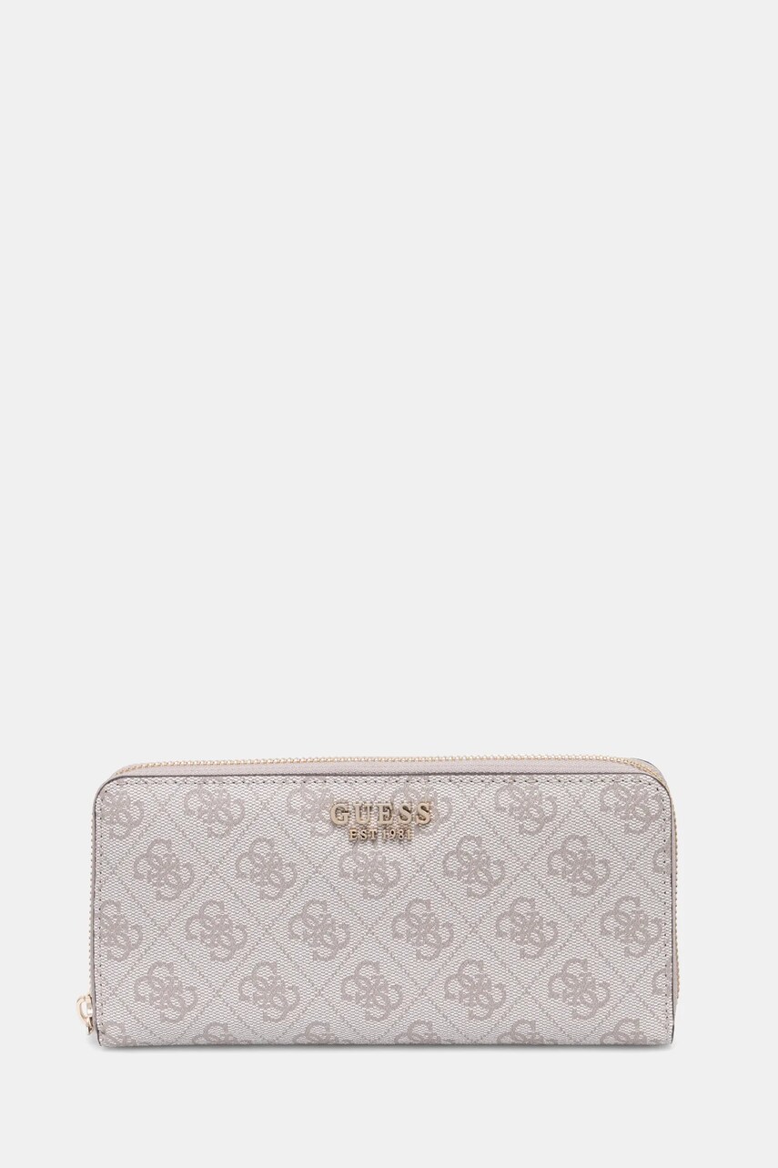 Levně Peněženka Guess ZAMIRA béžová barva, SWSG96 29146