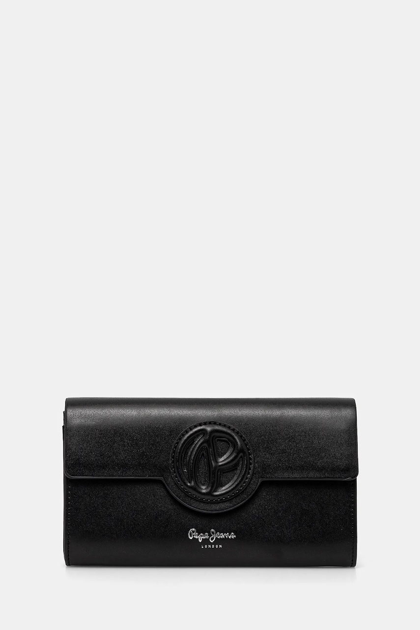 Pepe Jeans portofel LIMITED WALLET femei, culoarea negru, PL070273