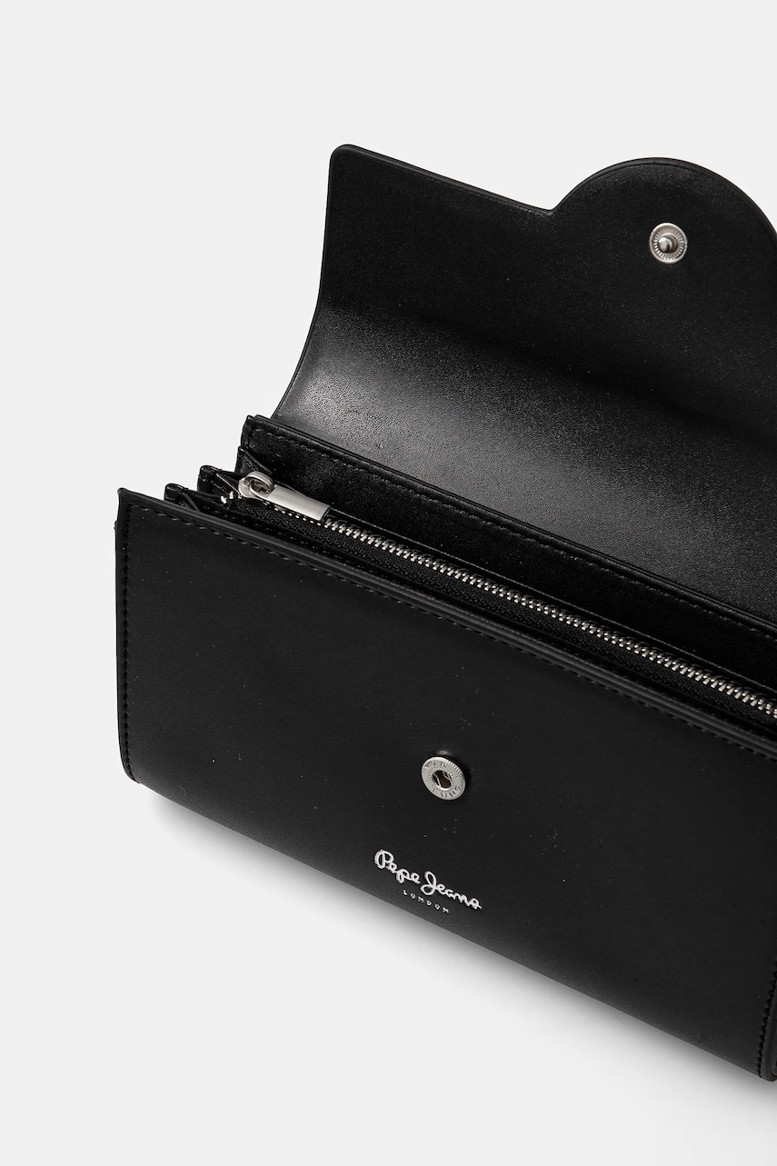Кошелек Pepe Jeans LIMITED WALLET женский цвет чёрный PL070273 Кошелек Pepe Jeans LIMITED WALLET женский цвет чёрный PL070273