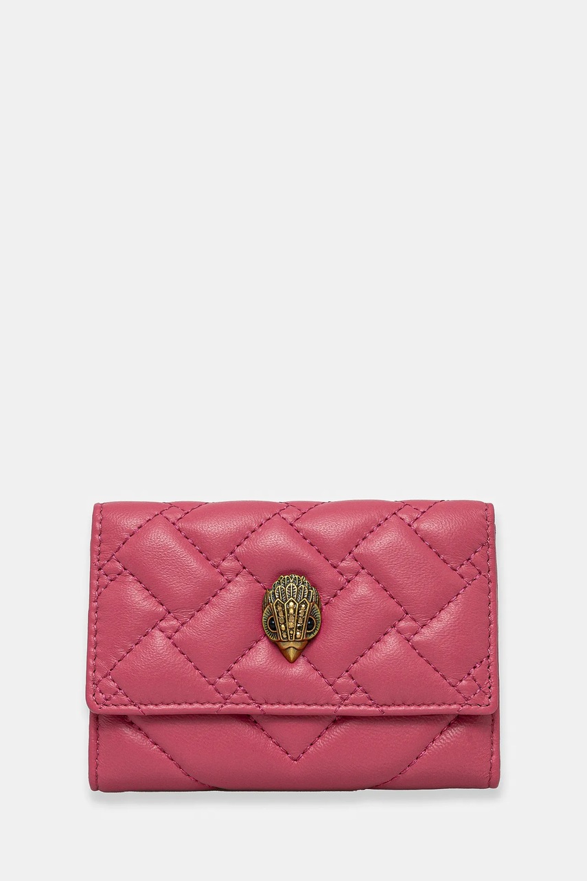 Kurt Geiger London portofel de piele femei, culoarea roz, 458898109