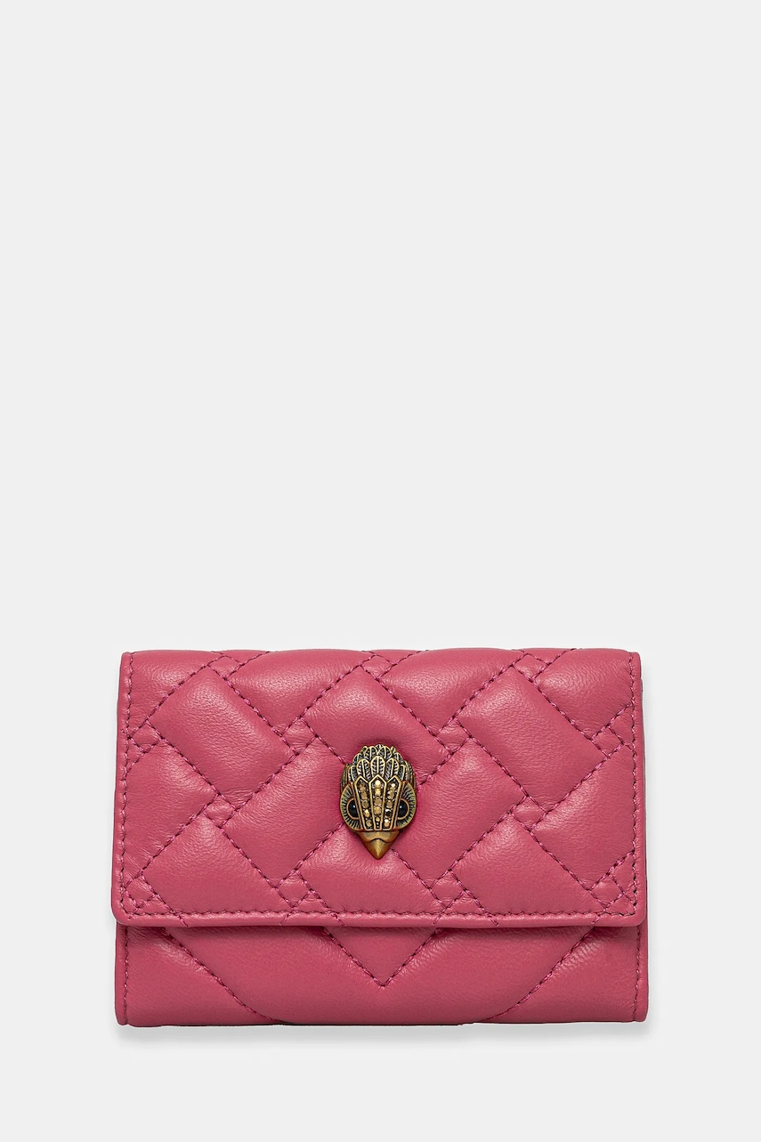 Kurt Geiger London portofel de piele femei, culoarea roz, 458898109