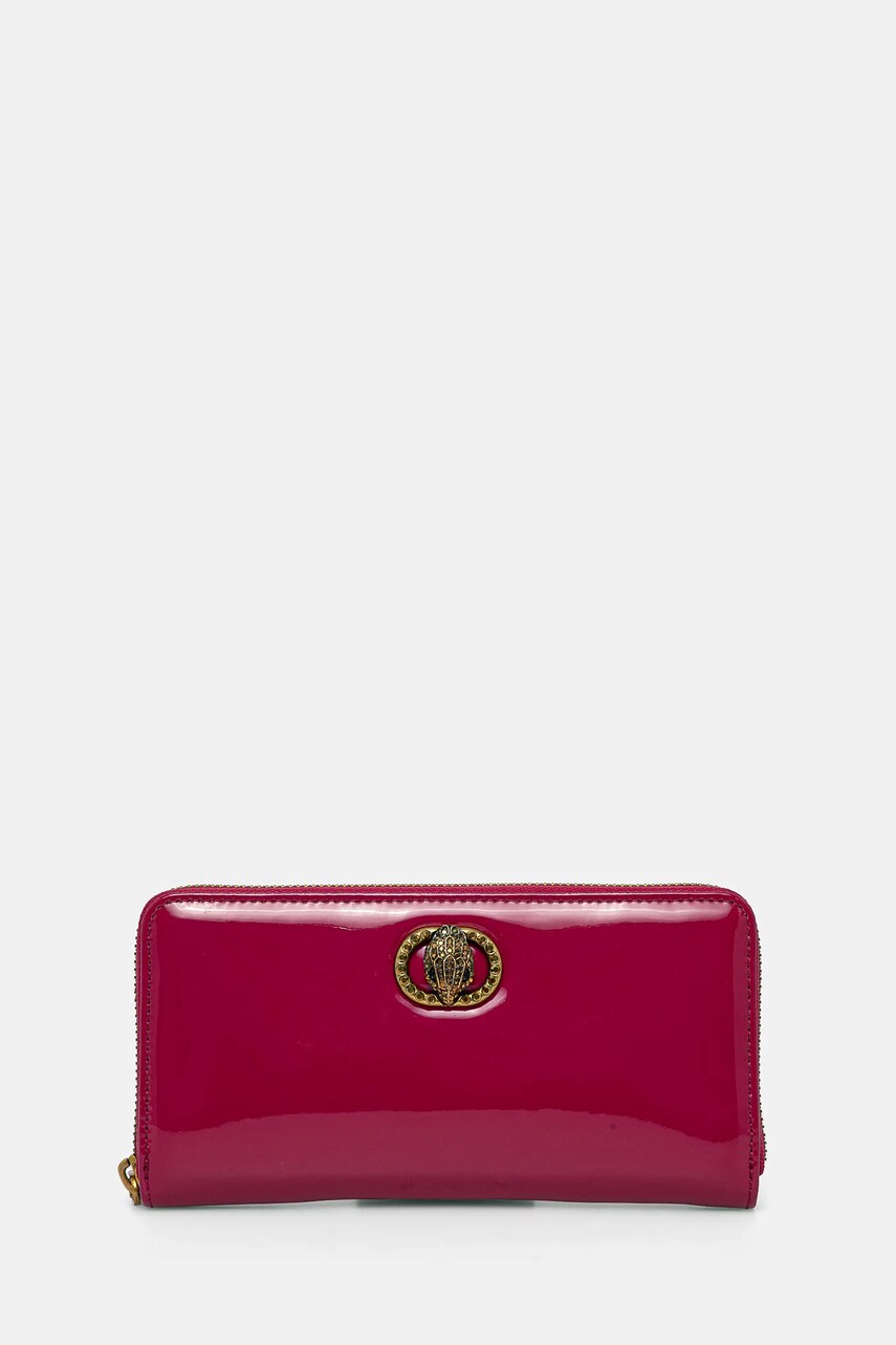Kurt Geiger London portofel de piele CHELSEA femei, culoarea roz, 3599052309