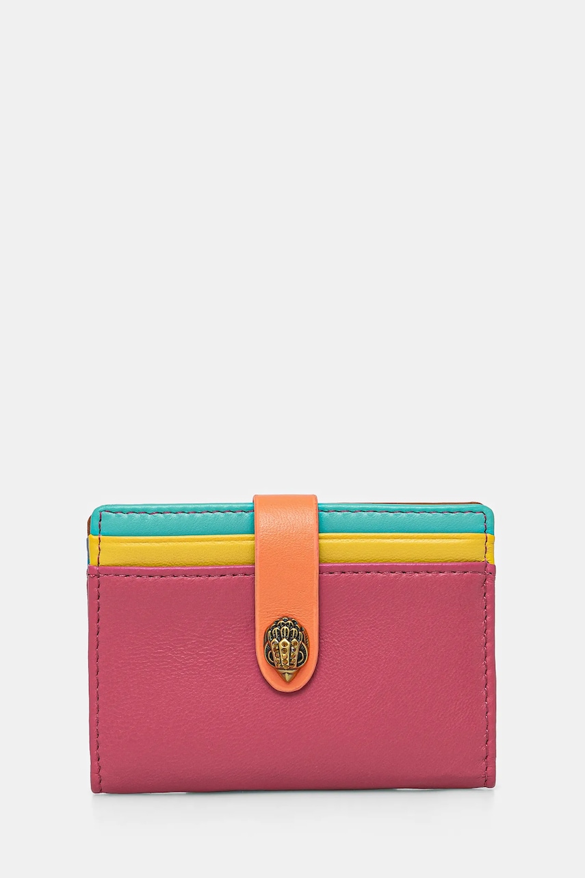 Kurt Geiger London carcasa din piele KENSINGTON culoarea roz, 1275099109