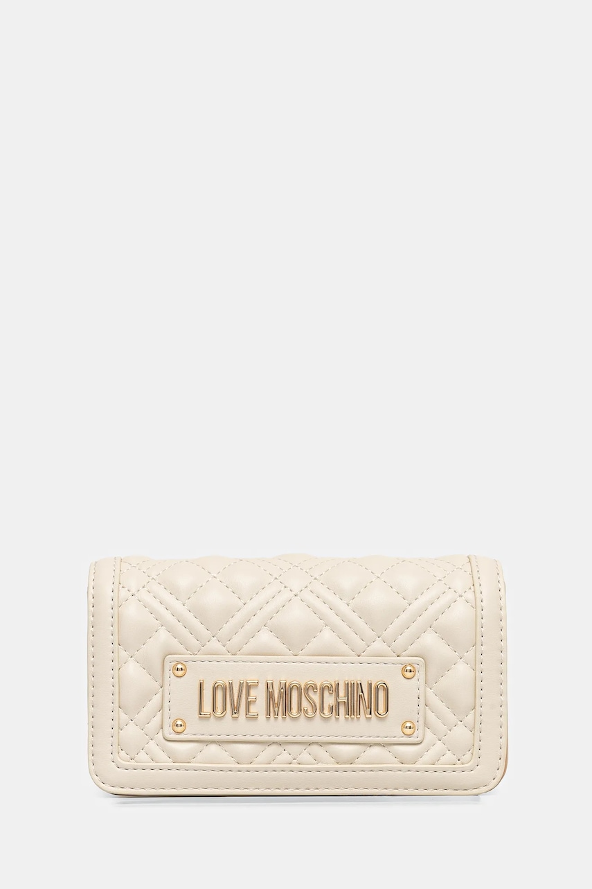 Love Moschino poseta culoarea bej, JC5681PP0MLA0110