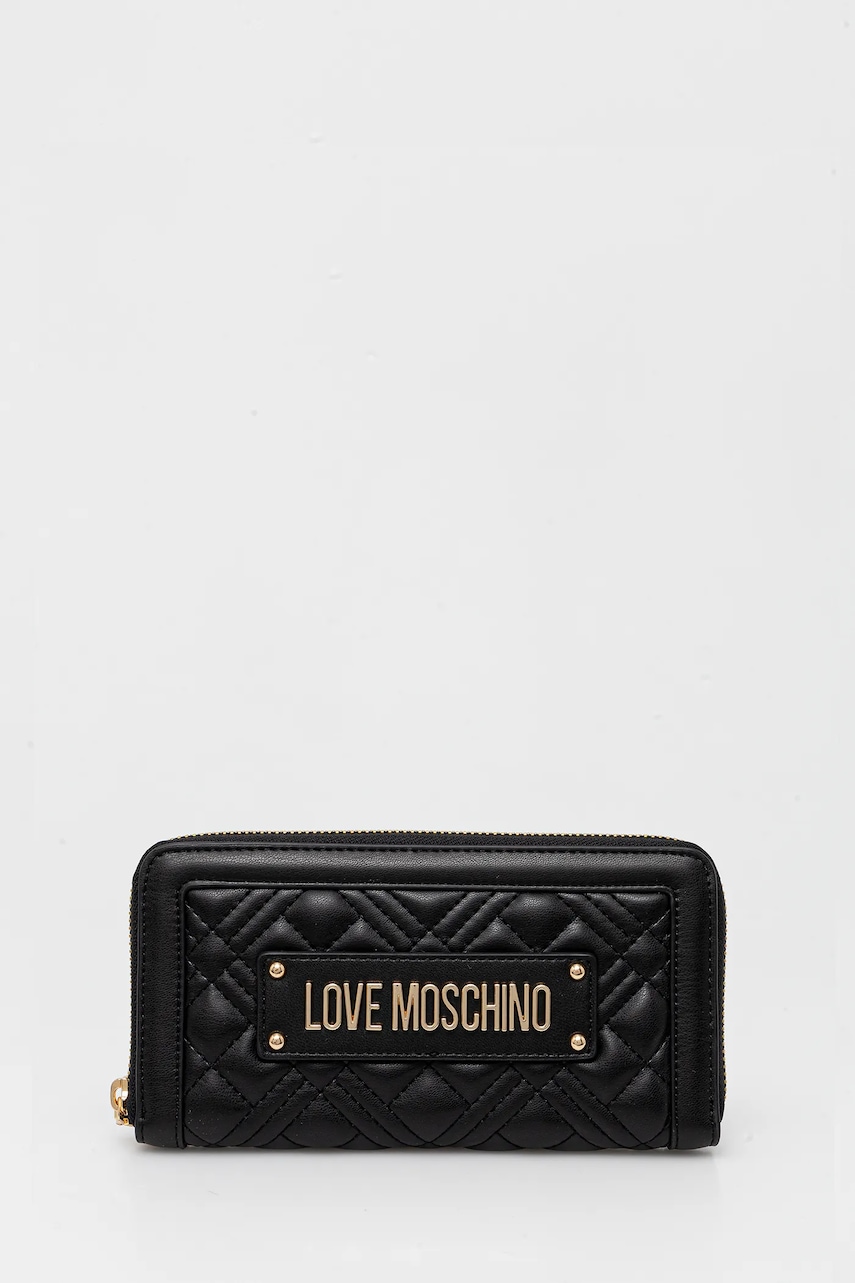 Love Moschino portofel culoarea negru, JC5600PP0MLA0000