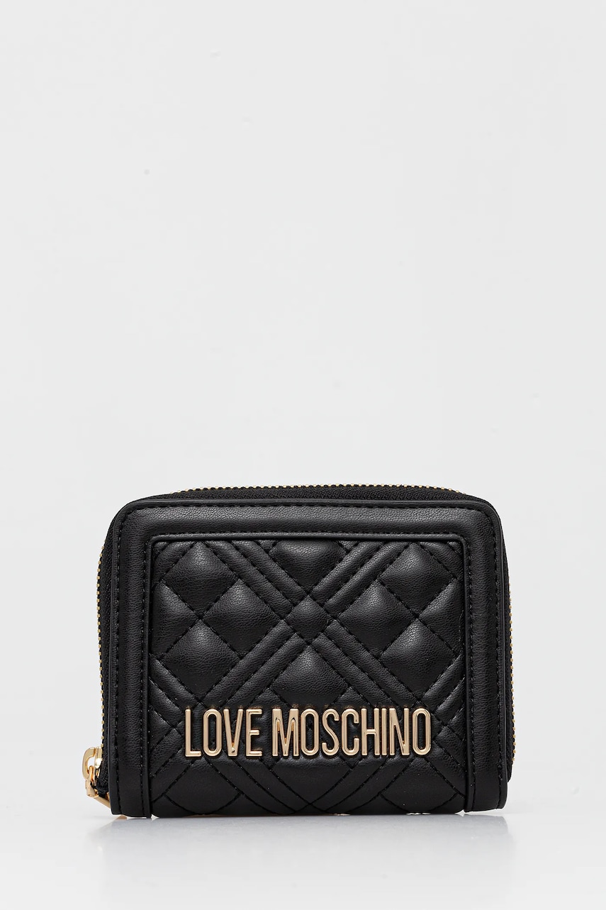 Love Moschino portofel culoarea negru, JC5710PP0MLA0000