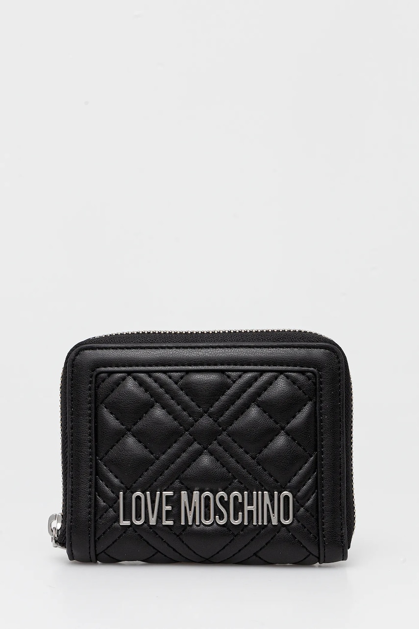 Love Moschino portofel culoarea negru, JC5710PP0MLA000B