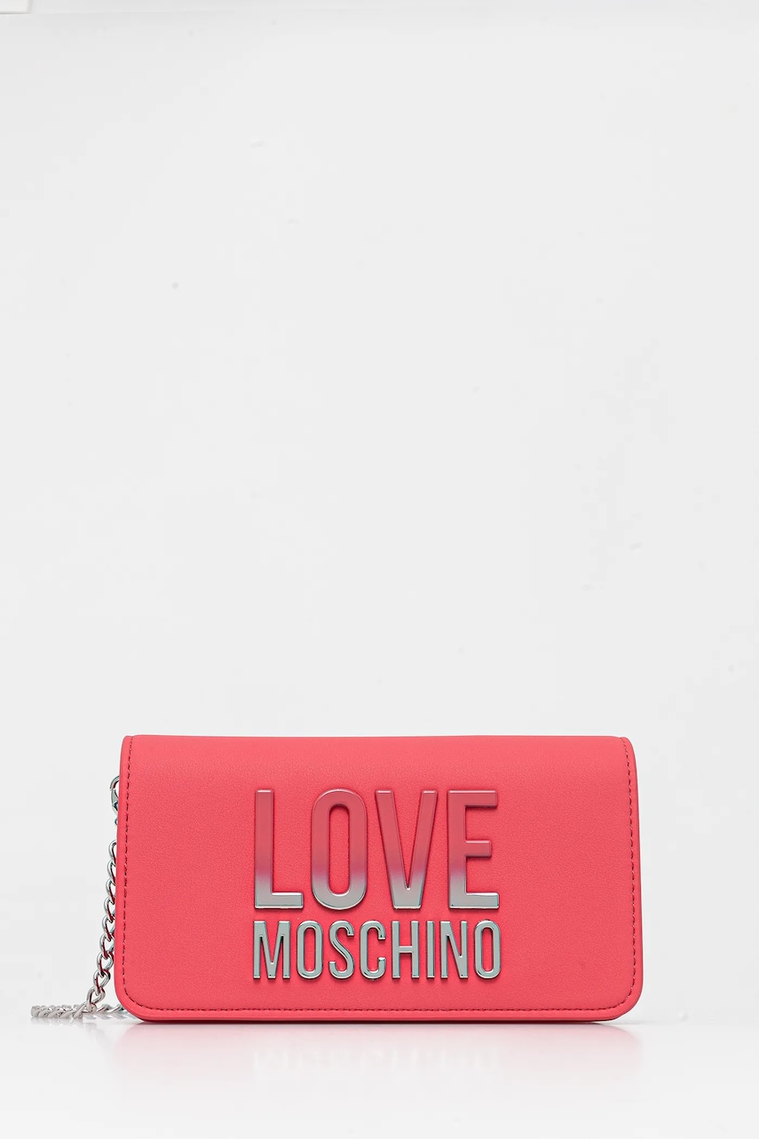 Love Moschino geantă culoarea roz, JC5728PP0MKD0615