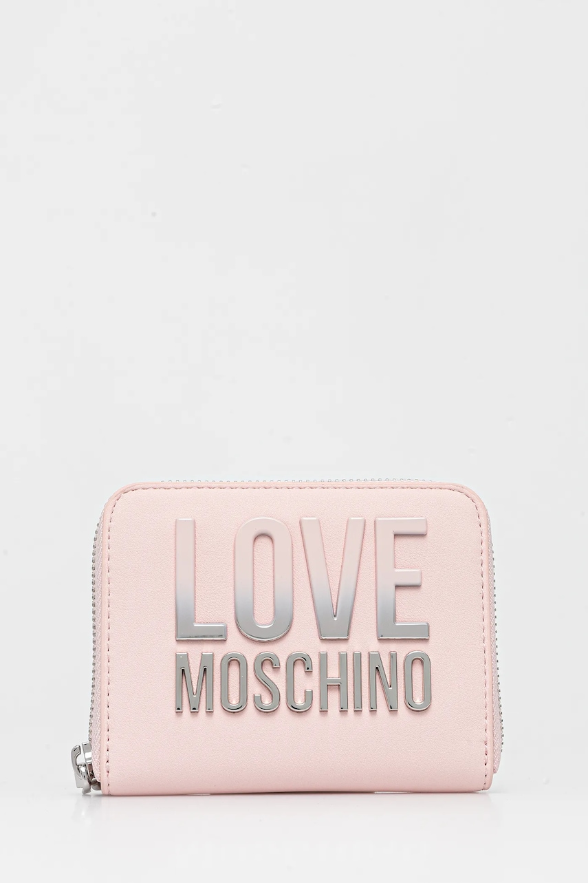 Love Moschino portofel culoarea roz, JC5732PP0MKD0601