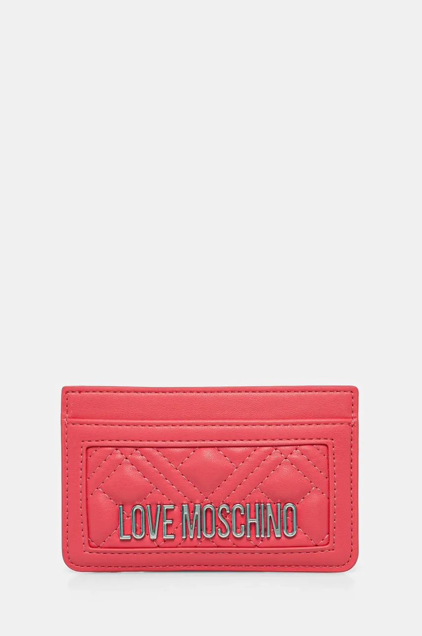 Love Moschino portofel femei, culoarea roz, JC5659PP0MLA0615