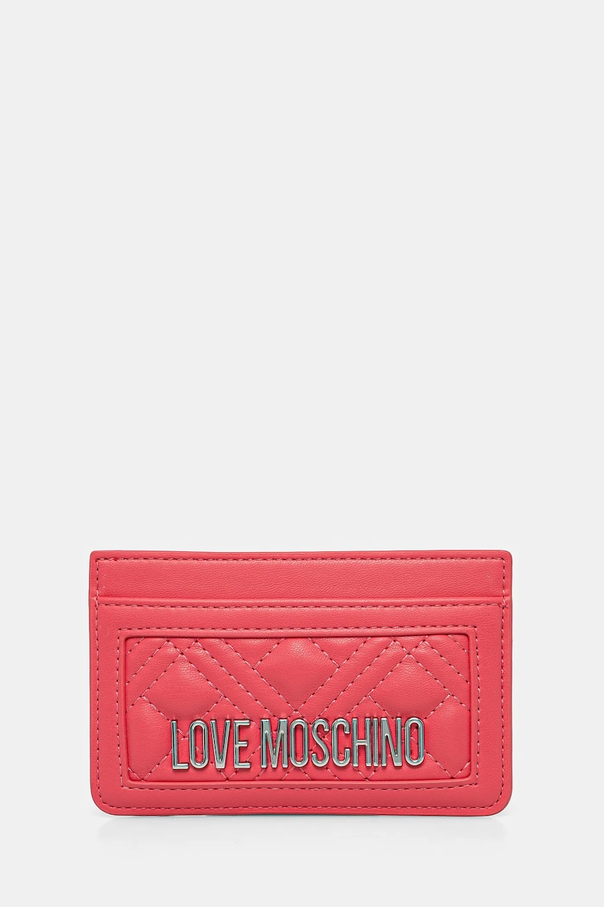 Love Moschino portofel femei, culoarea roz, JC5659PP0MLA0615