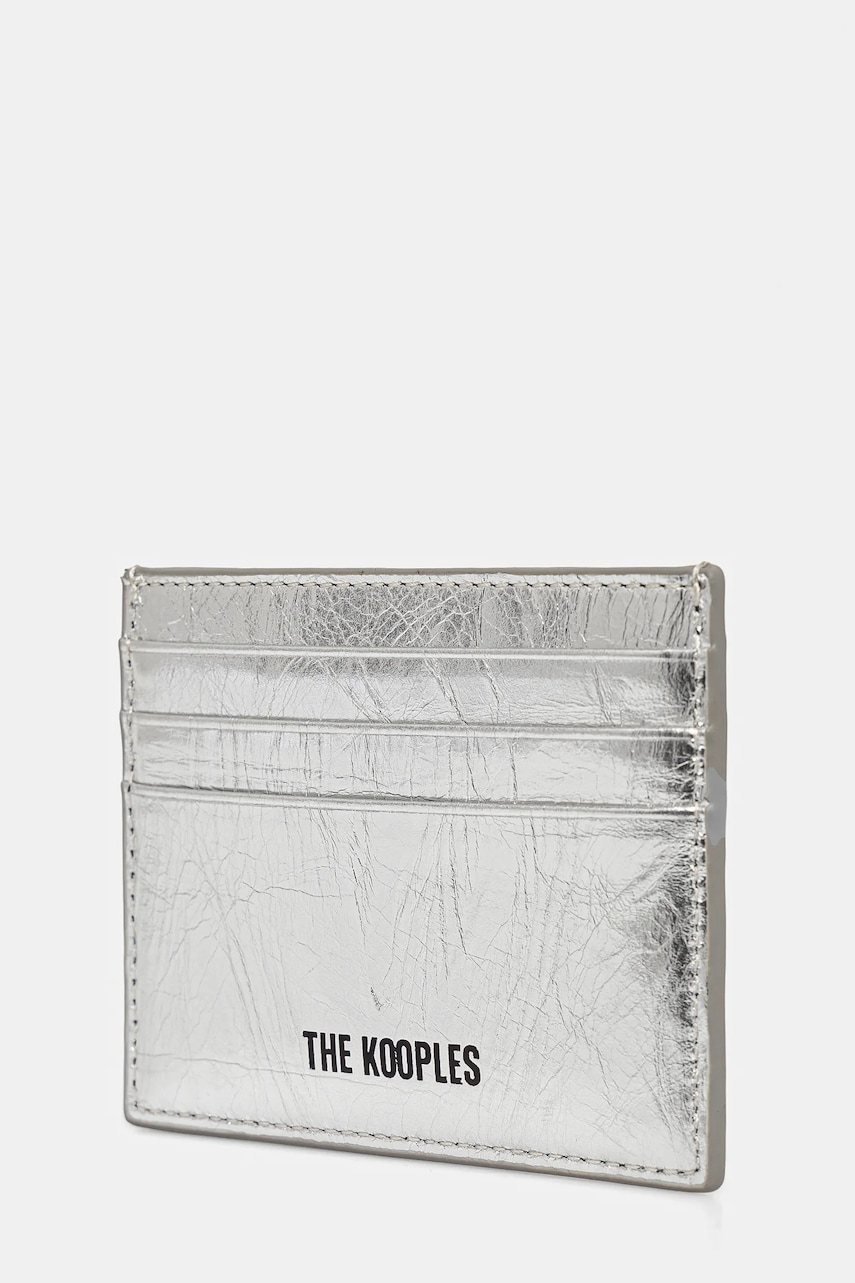 Кожаный чехол на карты The Kooples цвет серебрянный AFPM30000K Кожаный чехол на карты The Kooples цвет серебрянный AFPM30000K
