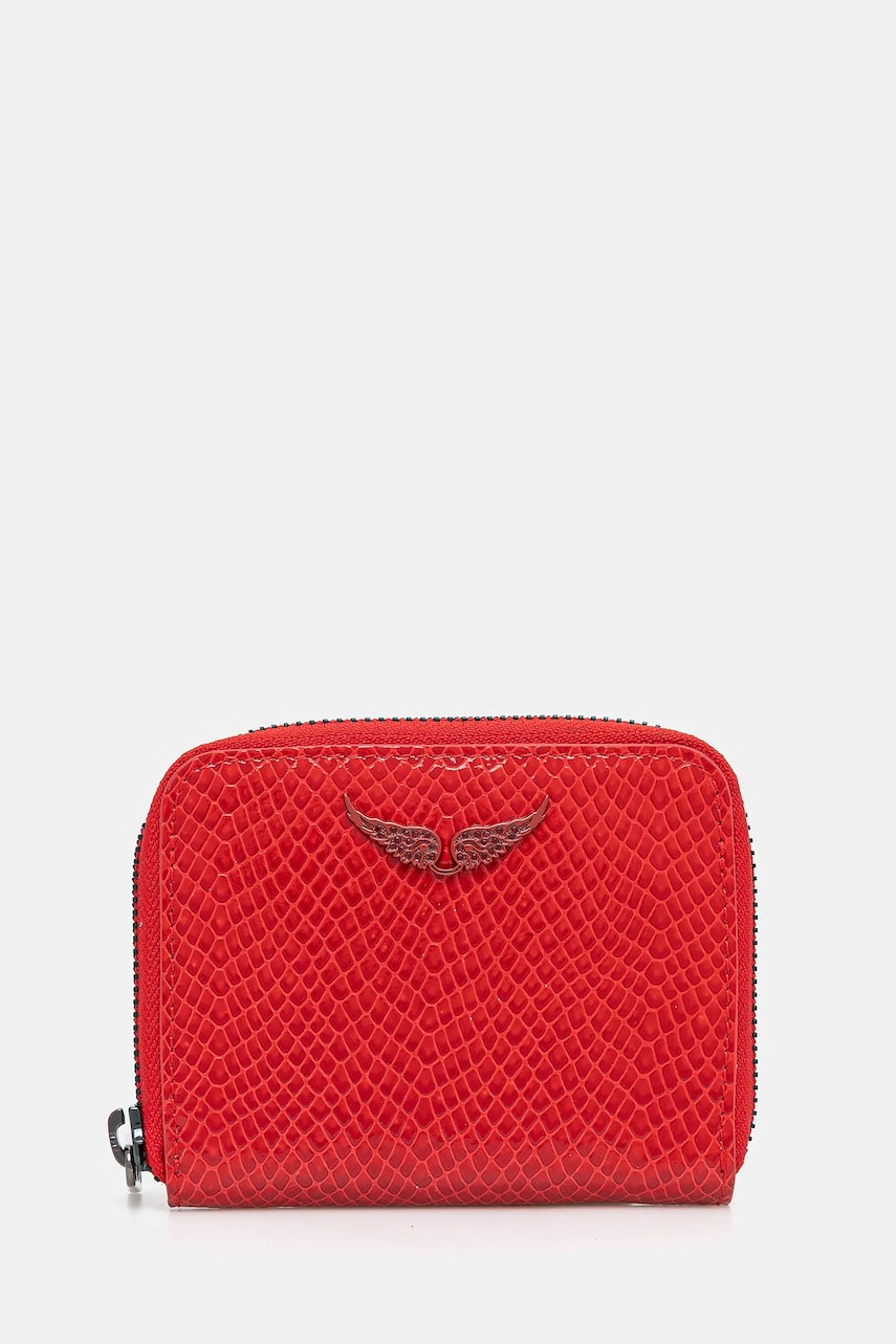 ZADIG&VOLTAIRE portofel femei, culoarea rosu, LWSG01189